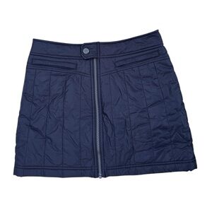 Athleta Black Quilted Skirt